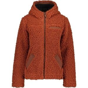 Obermeyer Women's Amelia Sherpa Jacket in Terracotta Size Large